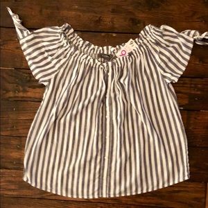 Women’s Vertical Striped Top, Primark, Size 2